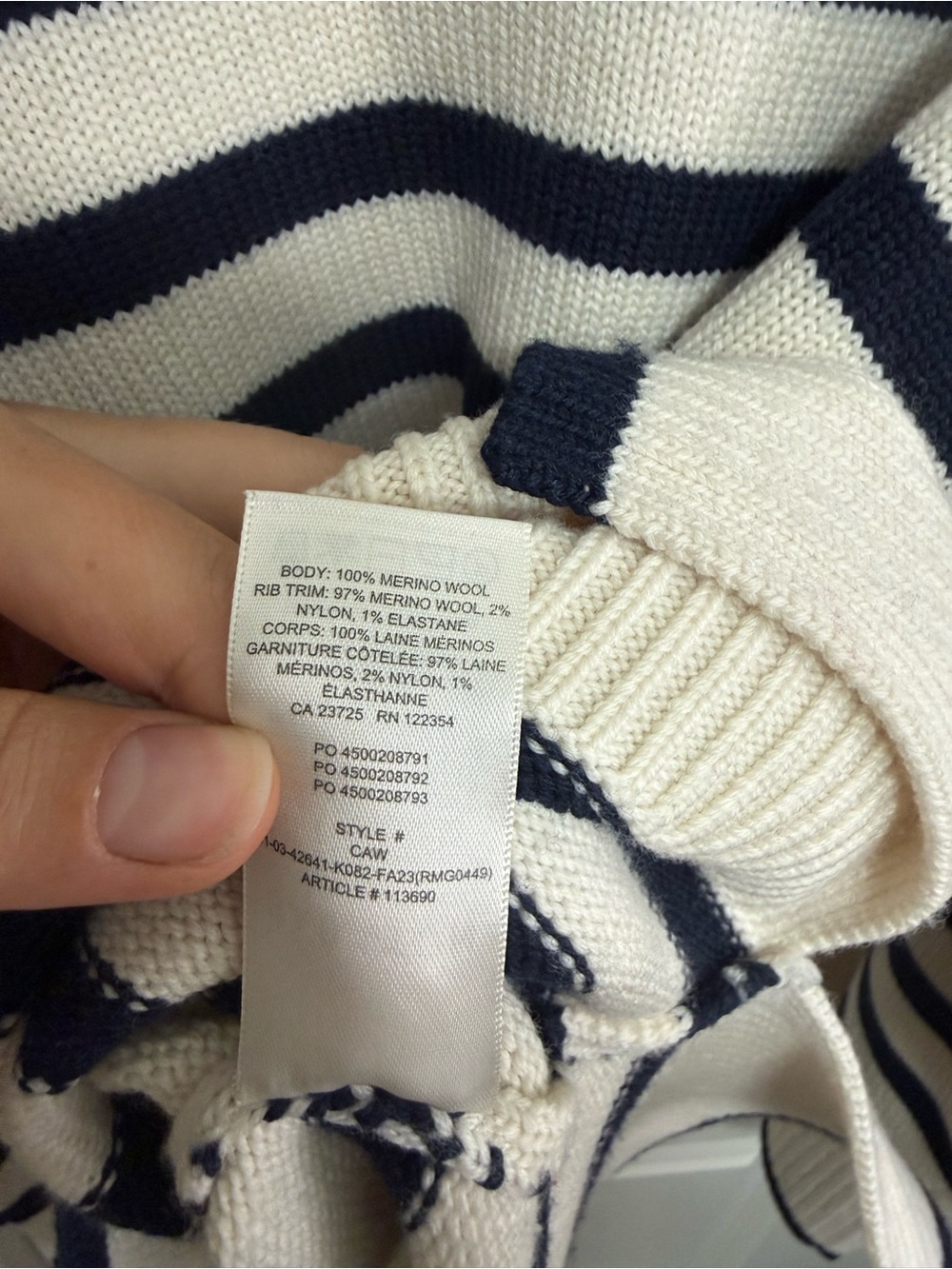 Babaton Women's 100% Merino Wool Tradition Sweater in size S - Picture 8 of 14